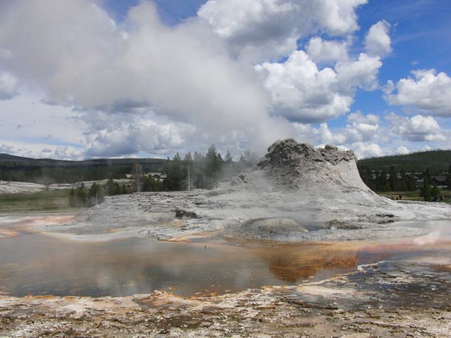 Castle Geyser Yellowstone National Park